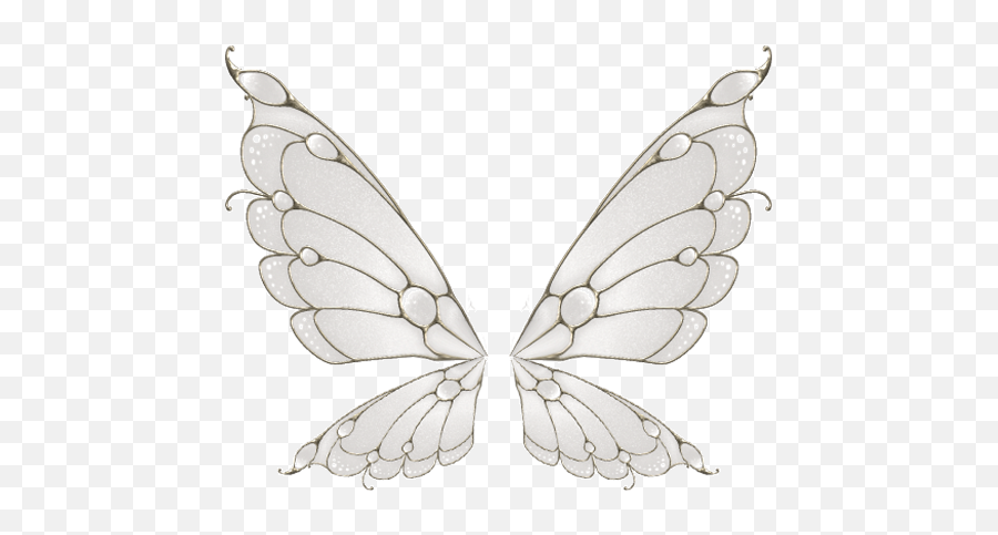 Wing Butterfly Png Image - White Butterfly Wings Png,Butterfly Wing Png