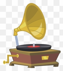 Download Gramophone Clipart Animated - Phonograph Vector Png