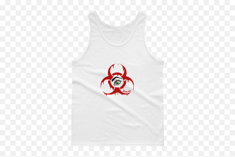 Mens Large Biohazard Front Logo Tank Top - Biochemistry Png,Bio Hazard Logo