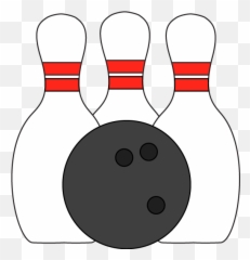 Library Of Christmas Bowling Image Download Png Files - Bowling Ball And Pins Clip Art,Bowling Pins Png