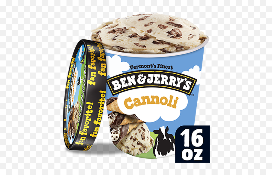 Cannoli Ice Cream Pint - Ben And Ice Cream Png,Cannoli Png