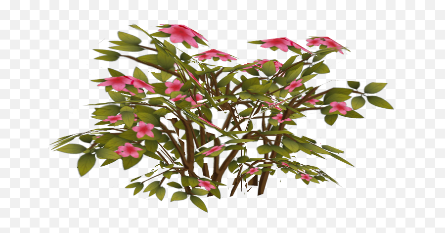 Pc Computer - The Sims 4 Pink Azalea Flowers The Sims Plant Png Hd,Azalea Png