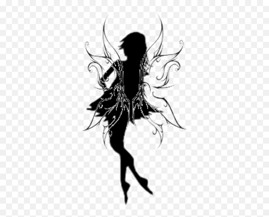 Fairy Silhouette - Illustration Png,Fairy Silhouette Png