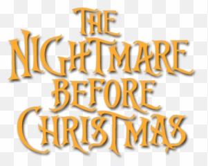 Nightmare Before Christmas Logo Png - Nightmare Before Christmas Movie Logo Png,Nightmare Png