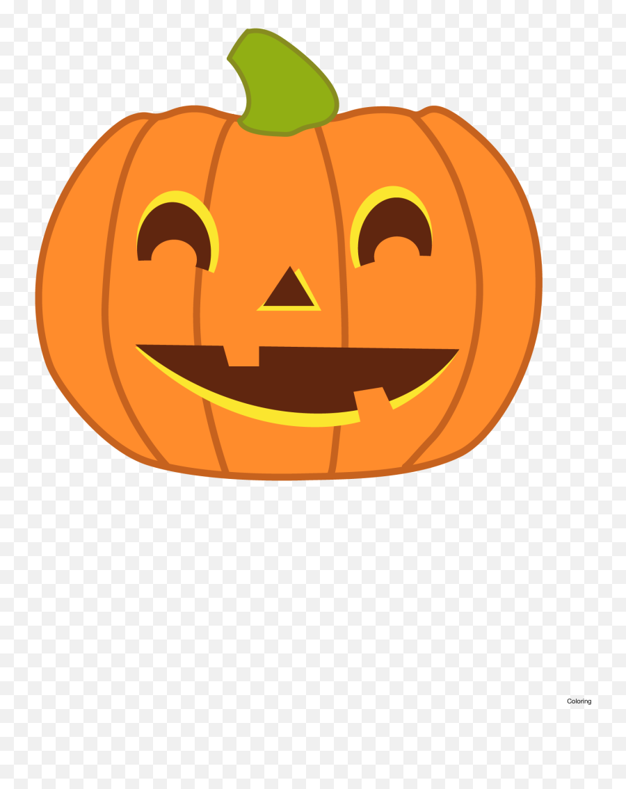 Halloween Clip Art Pumpkin - Halloween Pumpkin Png Transparent,Halloween Pumpkins Png