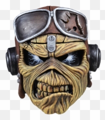 Iron Maiden Aces Album Eddie Mask - Iron Maiden Eddie Mask Png,Iron Maiden Logo Png