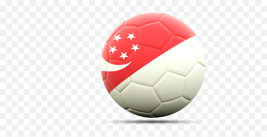 Football Icon Illustration Of Flag Singapore - Futbol Ball Singapore Transparent Png,Football Icon Png