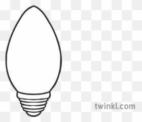 Christmas Light Black And White Illustration - Twinkl And Clipart Lights png