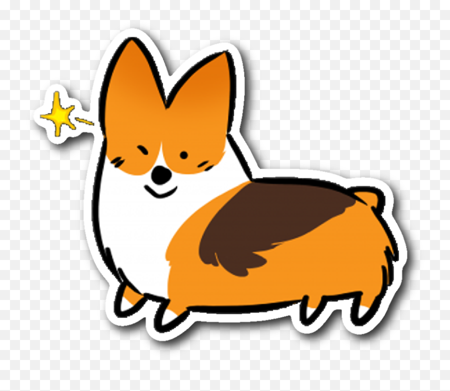 Transparent Background Corgi Clipart - Transparent Corgi Cartoon Png,Corgi Png