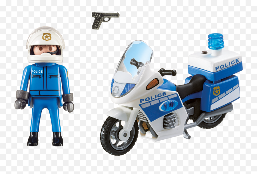 Police Bike With Led Light - Lego Duplo Police Motorcycle Png,Police Lights Png