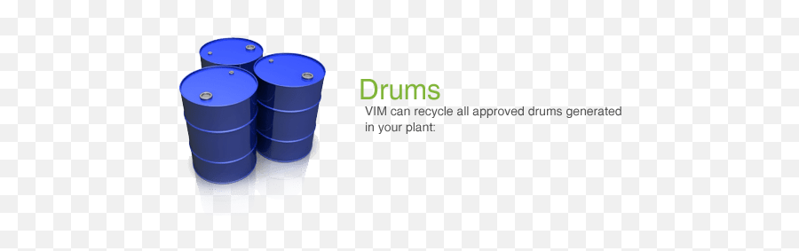 Drums Vim Recyclers - Vertical Png,Drums Png