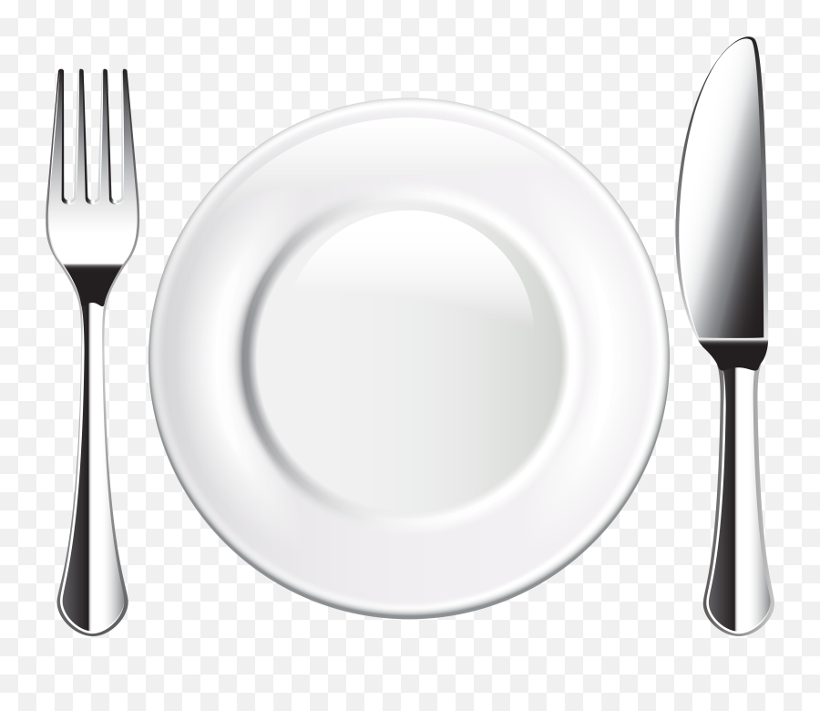 Library Of Free Jpg Freeuse Download Silverware In The - Plate Spoon And Fork Clipart Png,Spoon And Fork Png