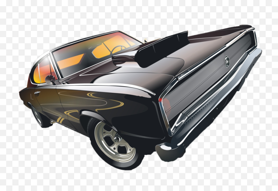 Muscle Car Vector - Vector Muscle Car Png,Car Vector Png