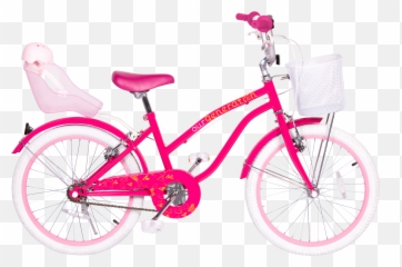 Og Bicycle Kids 20 - Inch Bike With Doll Seat Our Generation Girls Bike With Doll Carrier Png,Bicycle Transparent