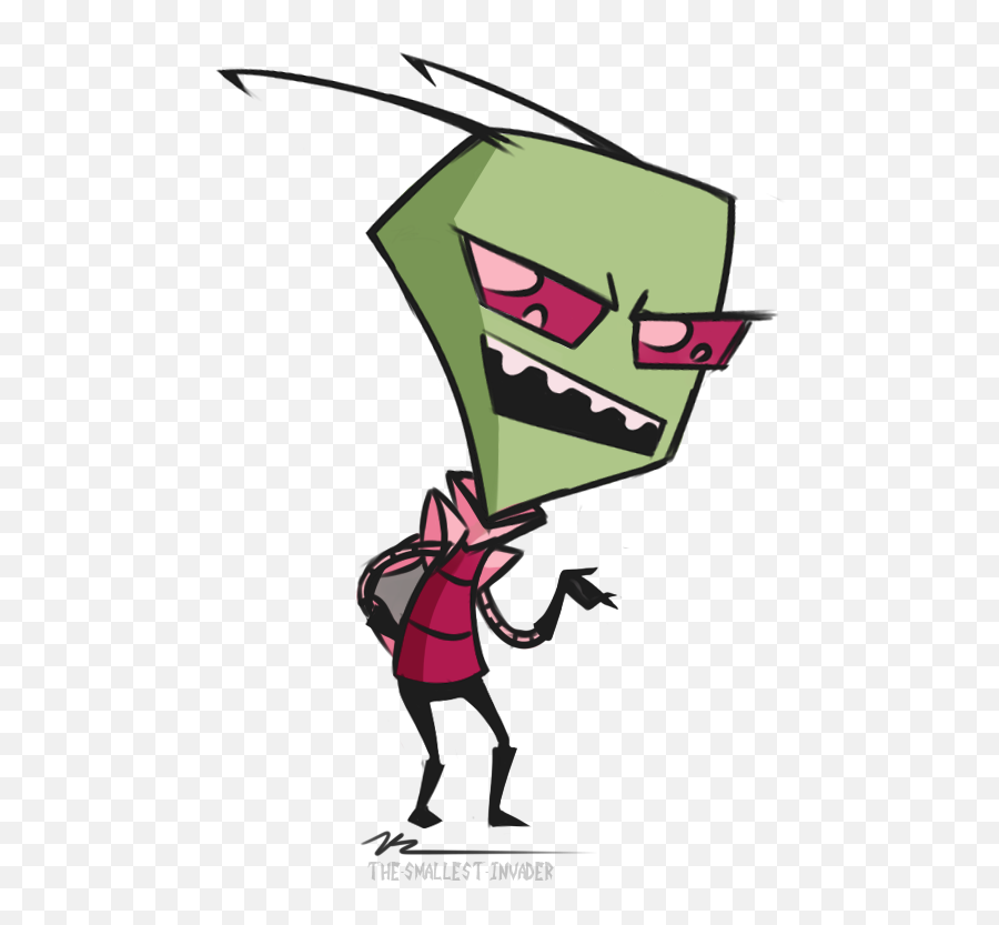 I Am Zim U2014 Heu0027s Transparent Drag Him 742404 - Png Images Invader Zim Transparent Background,Invader Zim Png