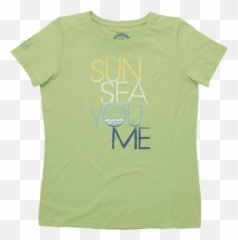 Womenu0027s Sun Sea You Me Cool Teelife Is Good - Short Sleeve png
