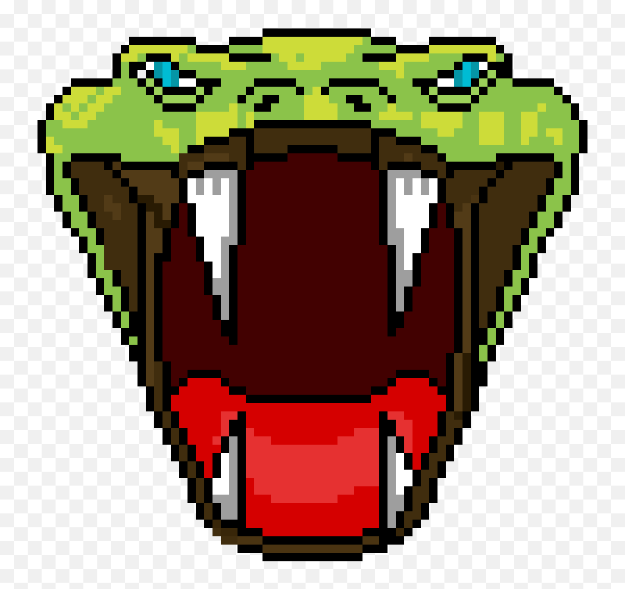 Pixilart - Snake Head By Painisblood Sky Army Png,Snake Head Png