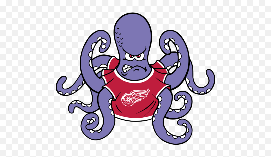 Detroit Red Wings Logo Png Transparent - Detroit Red Wings Octopus Transparent,Detroit Red Wings Logo Png