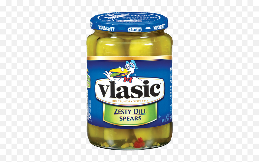 Zesty Dill Pickle Spears - Vlasic Zesty Dill Pickles Png,Pickle Transparent