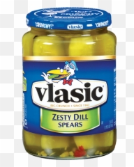Zesty Dill Pickle Spears - Vlasic Zesty Dill Pickles Png,Pickle Transparent