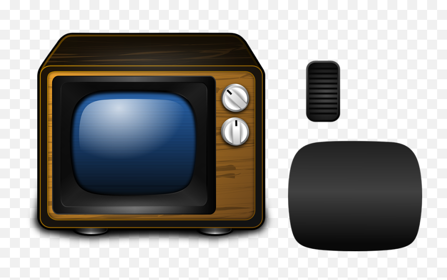 Old Style Tv Clip Art - Tv In The Olden Days Png,Old Television Png