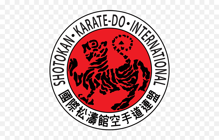 Shotokan karate - tiger logo with kanji