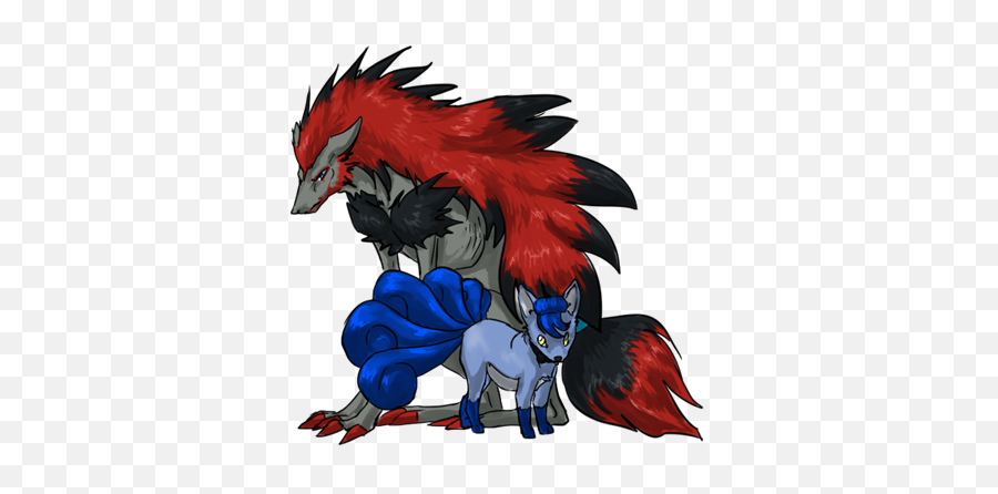 Seneca The Zoroark Caesar Shiny - Mythical Creature Png,Zoroark Png