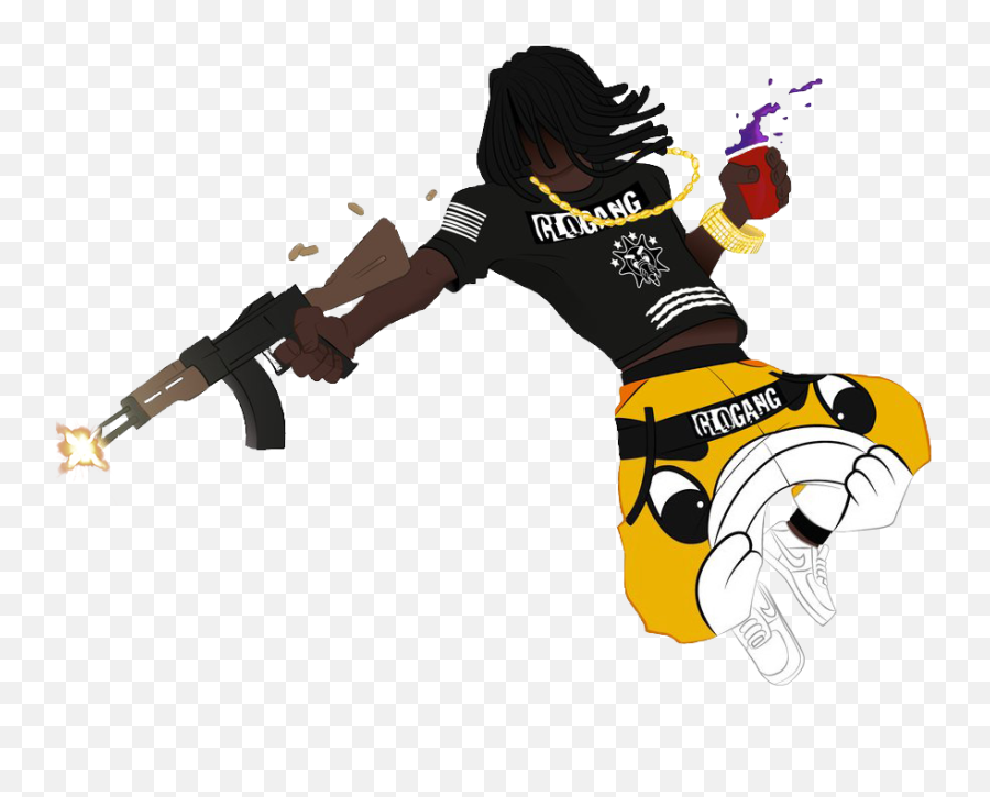 Muzzle Flash Png - Chief Keef Cartoon Png,Chief Keef Png