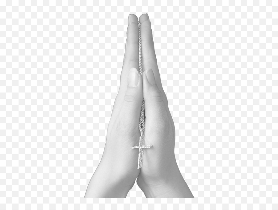 Praying Hands W Cross Psd Official Psds - Praying Hands With Cross Png,Praying Hands Emoji Png