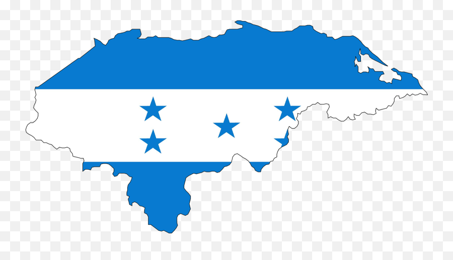 Honduras Central America Flag - Honduras Flag Map Png,Honduras Flag Png