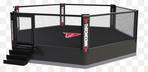 Professional Mma Cageufc Cageoctagon Cagehigh Quality - Throwdown Mma Octagon Png,Steel Cage Png