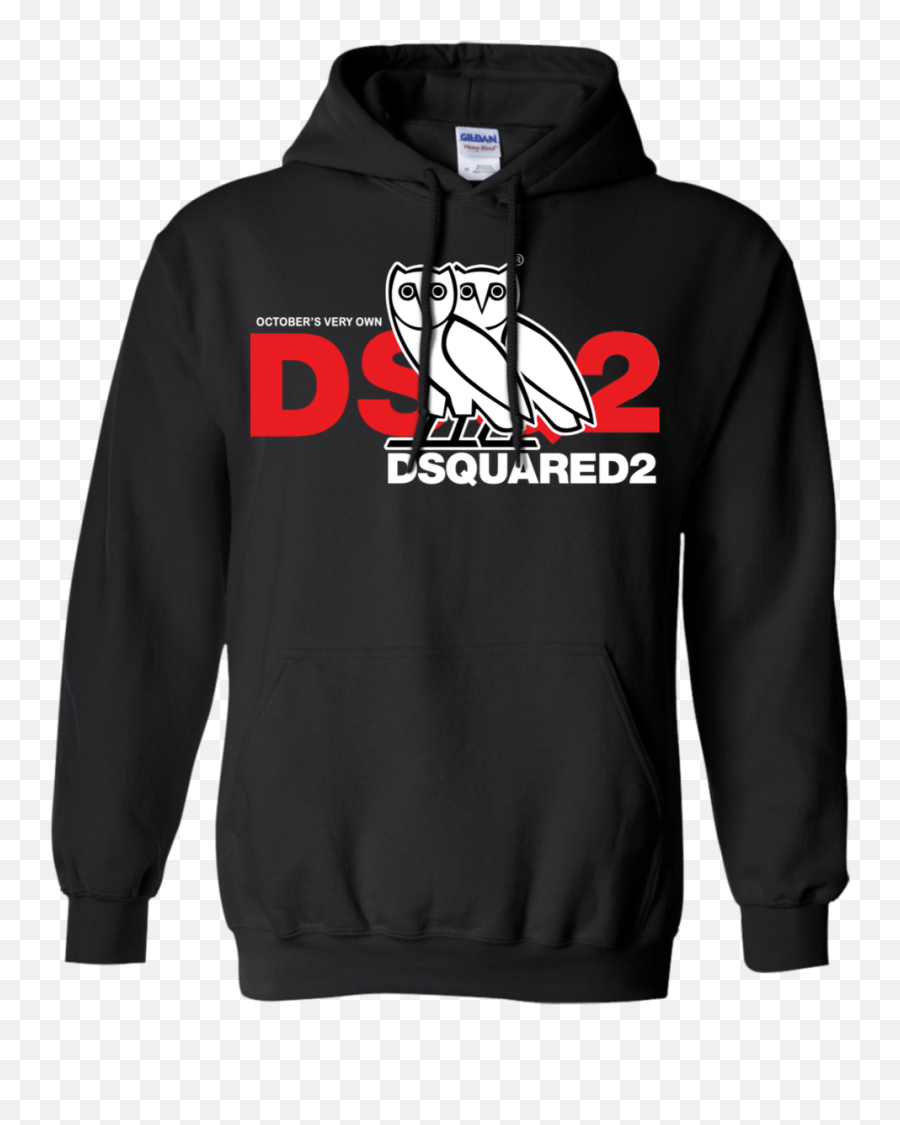 Dsquared2 Ovo Hoodie Black Png Drake Ovoxo Logo