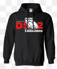 Dsquared2 Ovo Hoodie Black Png