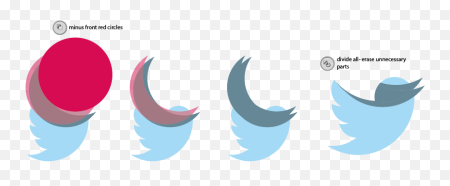 Reconstruct The Twitter Icon Using Circle Shapes - Language Png,Twitter Icon Circle