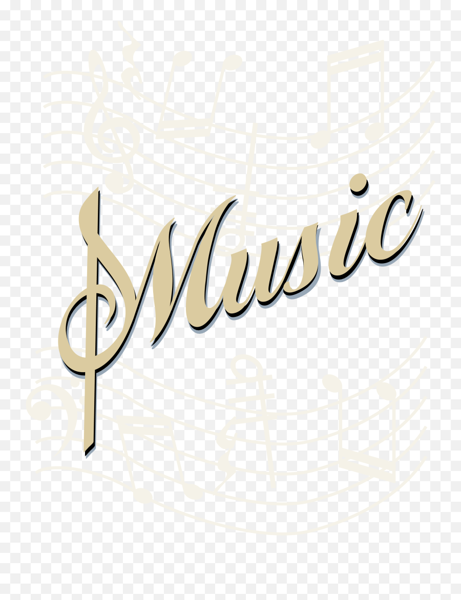 Library Of Word Music Jpg Royalty Free Stock Colored Png - Music In Words Background,Music Notes Transparent Background