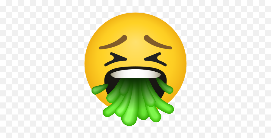 Face Vomiting Icon - Transparent Background Barfing Emoji Png,Icon Faces