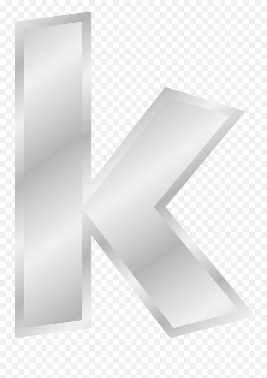 Download Effect Letter K Png Image - Letter K Silver Png,K Png