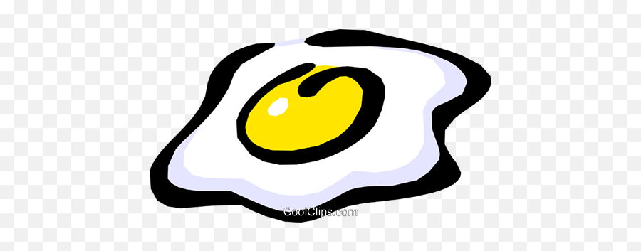 Fried Egg Royalty Free Vector Clip Art Illustration - Dot Png,Fried Egg Icon