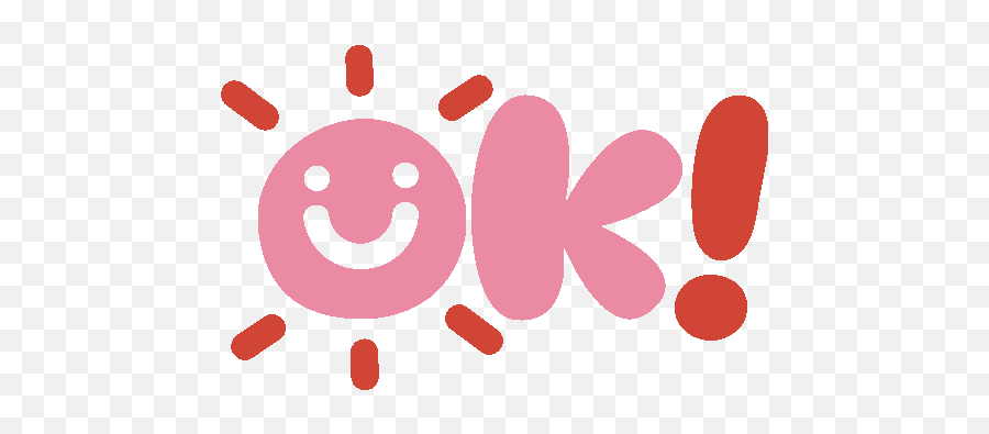 Ok Smiley Face - Ok Pink Png,Exclamation Icon Transparent