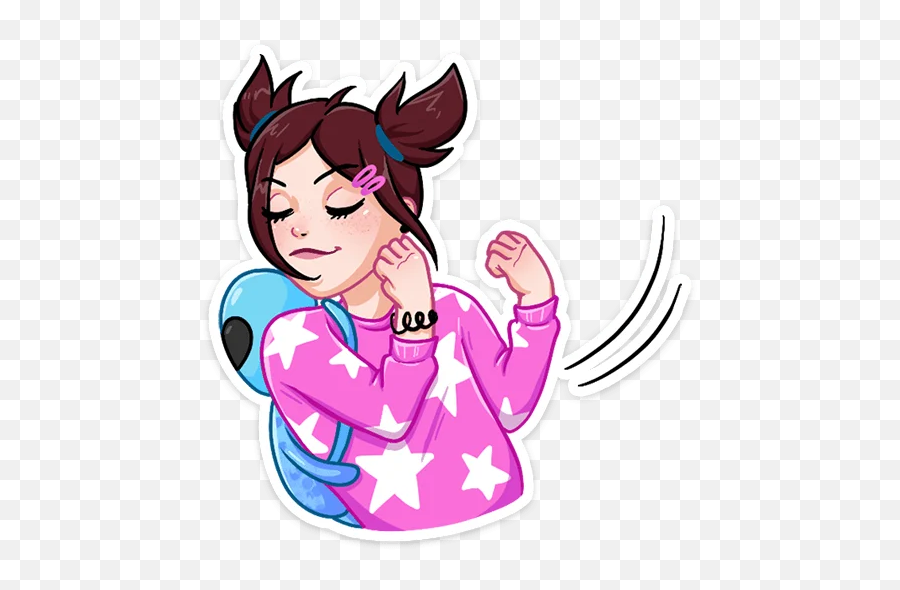 Telegram Sticker From Pack - Fictional Character Png,D.va Icon