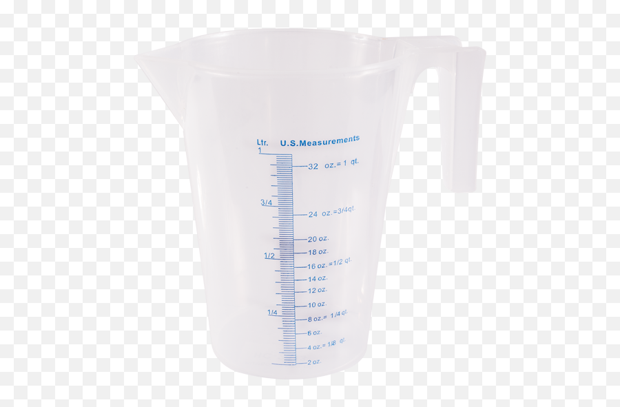 Measuring Cup I Liter Plastic Clear - Measuring Cup 1 Liter Png,Measuring Cup Icon