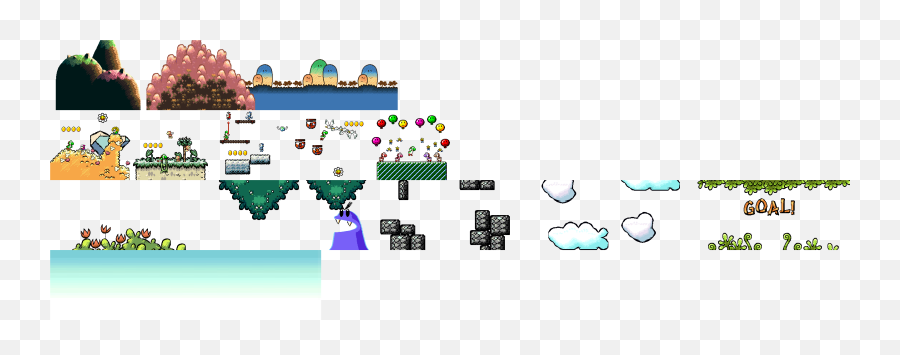 Codepen Embed - Yoshiu0027s Island Parallax Flickity Super Mario Sprite Sheet Png,Yoshi Transparent Background