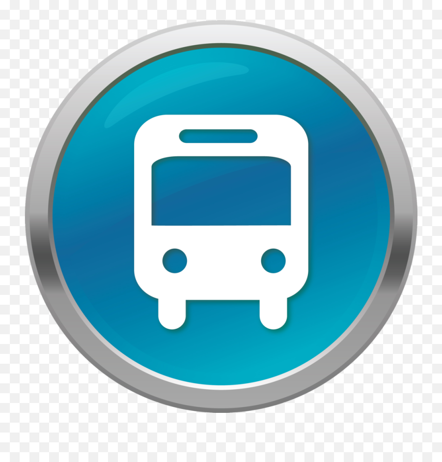 Icon Shuttle - Bus Stop Blue Icon Clipart Full Size Shuttle Bus Sign Png,Bus Station Icon