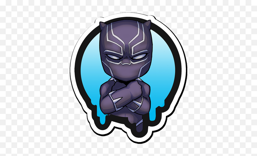 Black Panther - Spotlight Series U2013 Meents Illustrated Superhero Png,Marvel Black Panther Icon