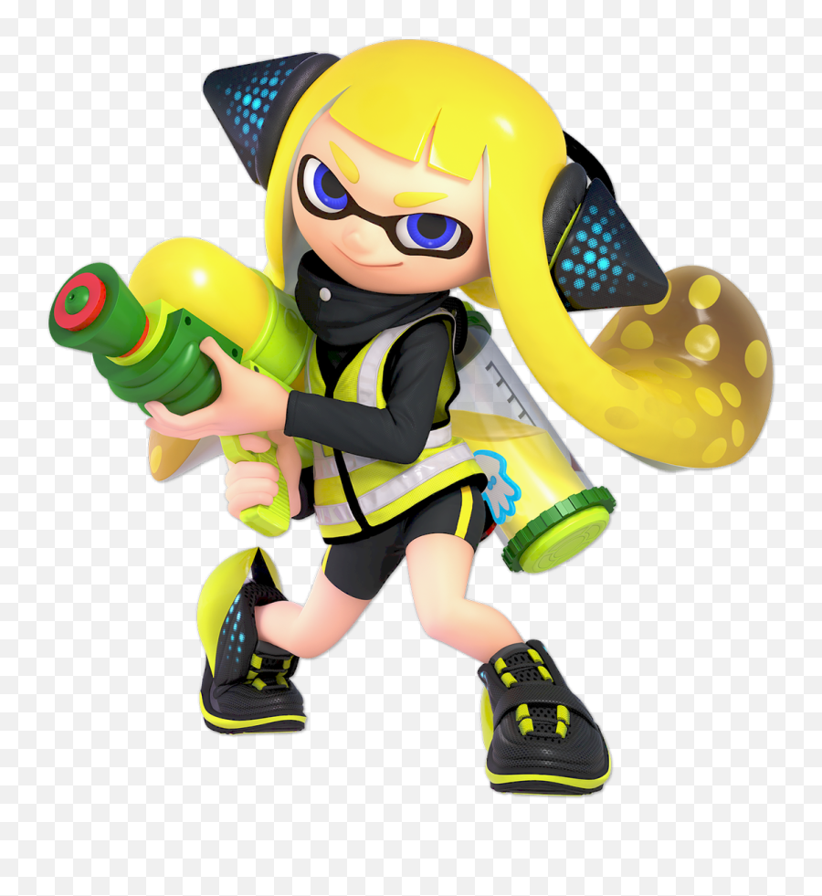 The - Yellow Inkling Smash Ultimate Png,Inkling Png