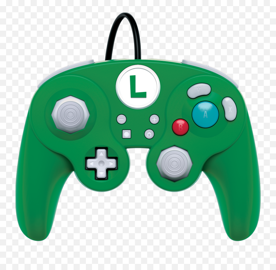 Nintendo Switch Luigi Edition Wired Fight Pad Pro Controller - Sonic Nintendo Switch Controller Png,Luigi Plush Png