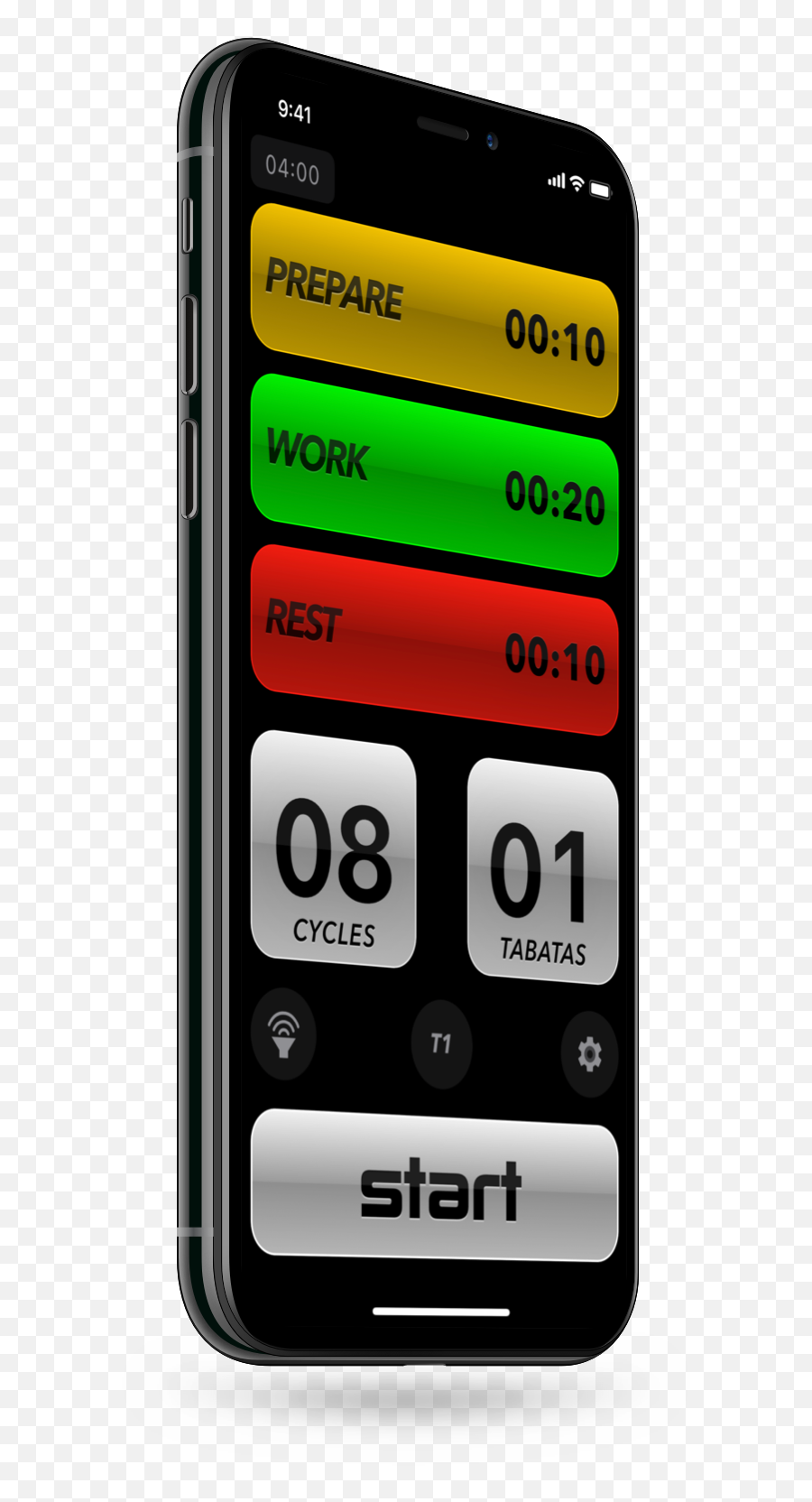 Tabata Pro For Iphone Ipod Touch And Ipad - Simpletouch Png,Iphone App With Red Heart Icon
