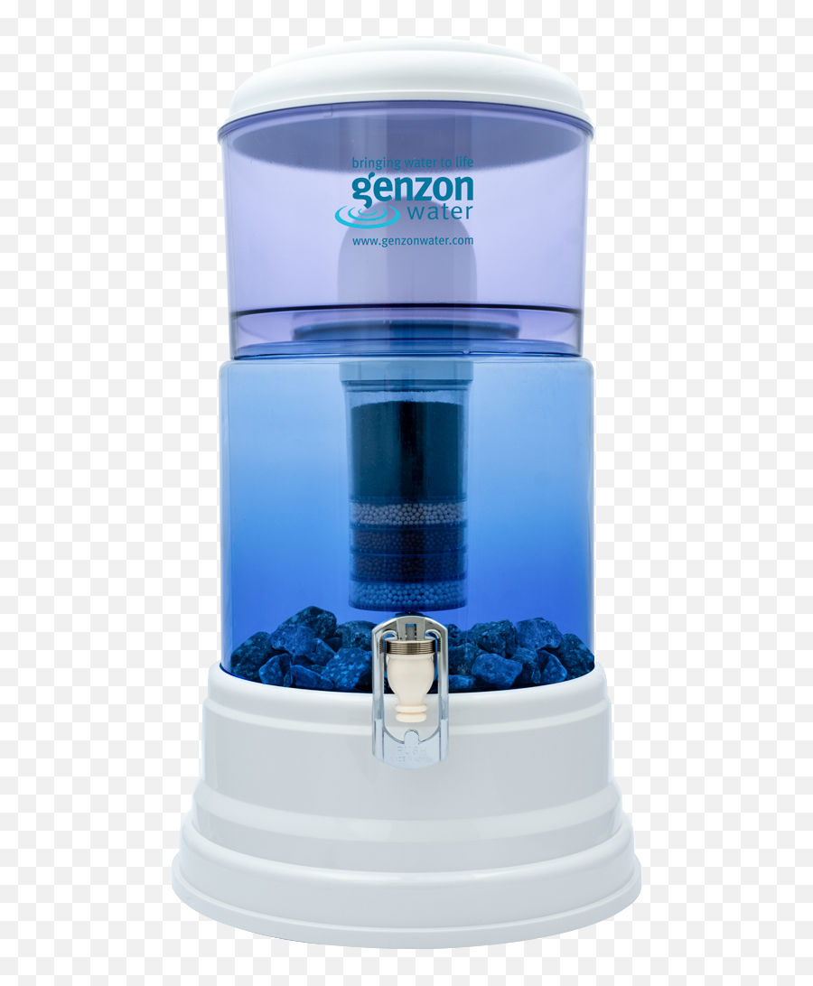 12 Litre Glass Bottom Genzon Water Purifier - Mineral Water Png,Glass Of Water Png