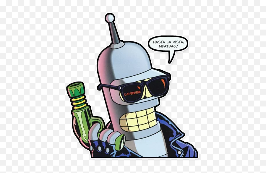 Telegram Sticker From Futurama Pack Png Bender Icon