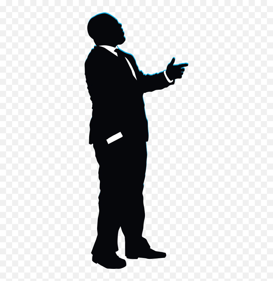 man in suit silhouette png